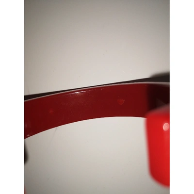 Pre-owned Dior Red Plastic Bracelet