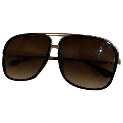 Pre-owned Marc Jacobs Navy Metal Sunglasses