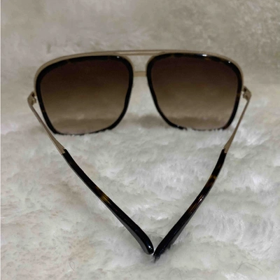 Pre-owned Marc Jacobs Navy Metal Sunglasses
