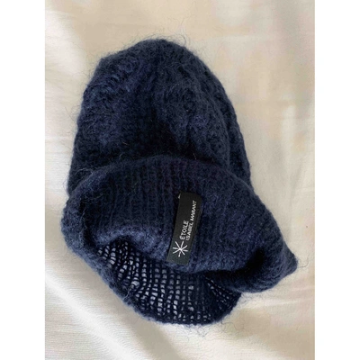 Pre-owned Isabel Marant Étoile Blue Wool Hat