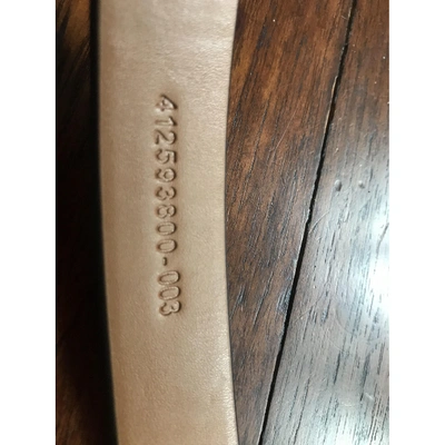 Pre-owned Ralph Lauren Green Leather Belt
