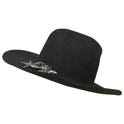 Pre-owned Pinko Black Wool Hat