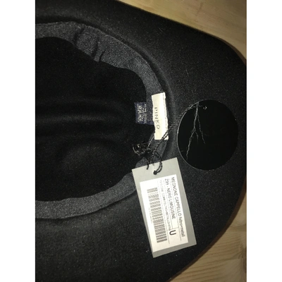 Pre-owned Pinko Black Wool Hat