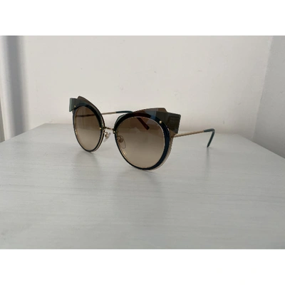 Pre-owned Marc Jacobs Gold Metal Sunglasses