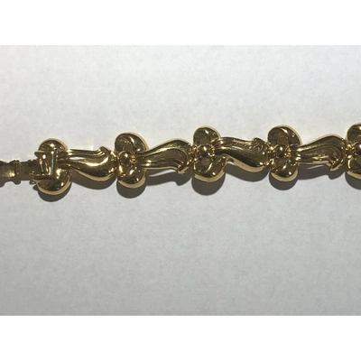 Pre-owned Nina Ricci Gold Metal Bracelet