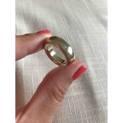 Pre-owned Pomellato Iconica White Gold Ring