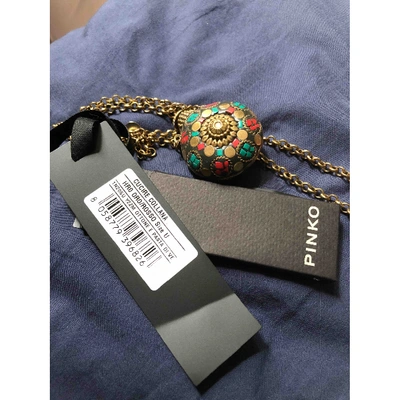 Pre-owned Pinko Metal Long Necklace