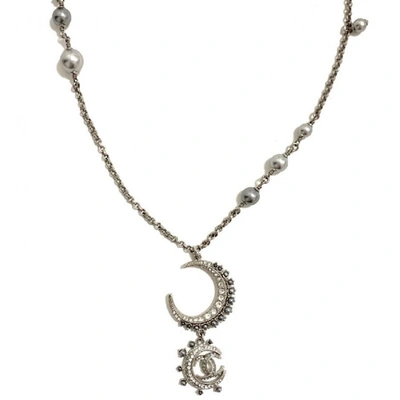 Pre-owned Chanel Necklace In Silver
