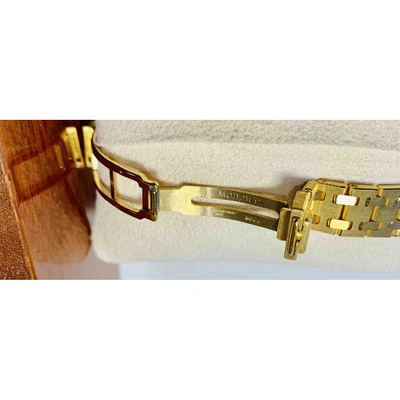 Pre-owned Audemars Piguet Royal Oak Lady Gold Yellow Gold Watch