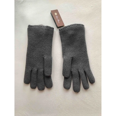 LORO PIANA Pre-owned Cashmere Gloves In Grey