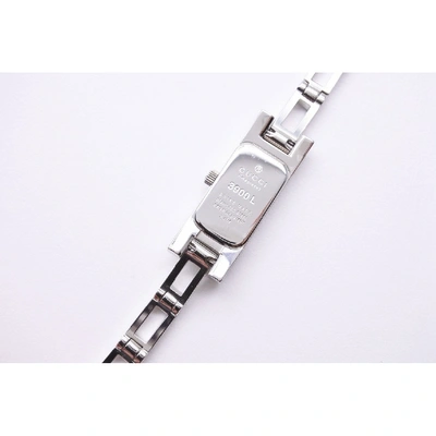 Pre-owned Gucci Silver Steel Watch