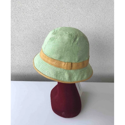 Pre-owned Dolce & Gabbana Hat In Green