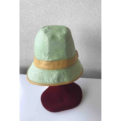 Pre-owned Dolce & Gabbana Hat In Green