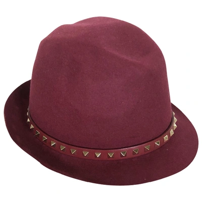 Pre-owned Valentino Garavani Hat In Red