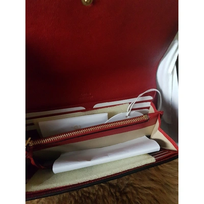 Pre-owned Chloé Leather Wallet In Red