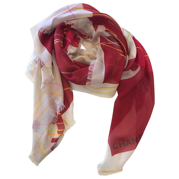 burgundy cotton scarf