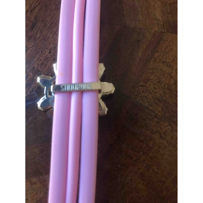 Pre-owned Shourouk Bracelet In Pink