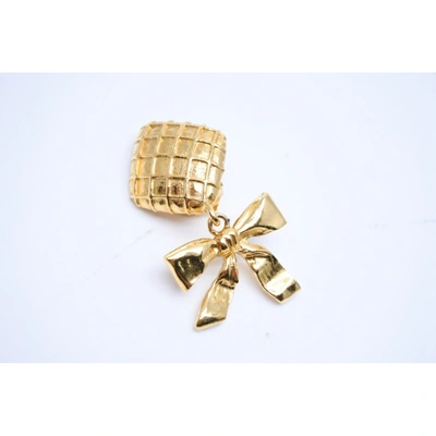 Pre-owned Chanel Gold Metal Earrings