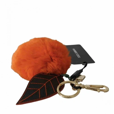 Pre-owned Dolce & Gabbana Orange Rabbit Bag Charms