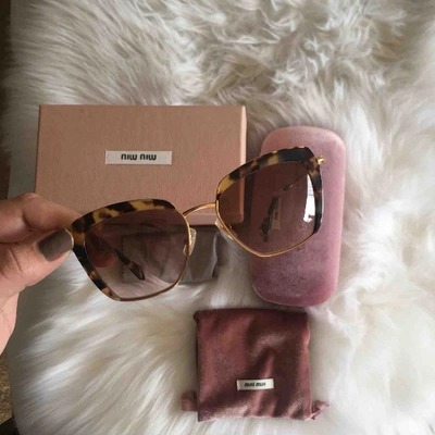 Pre-owned Miu Miu Multicolour Sunglasses