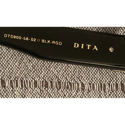 Pre-owned Dita Black Metal Sunglasses