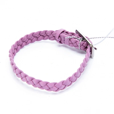 Pre-owned A. Testoni Purple Leather Bracelet