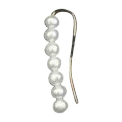 Pre-owned Saskia Diez Gold Pearls Earrings