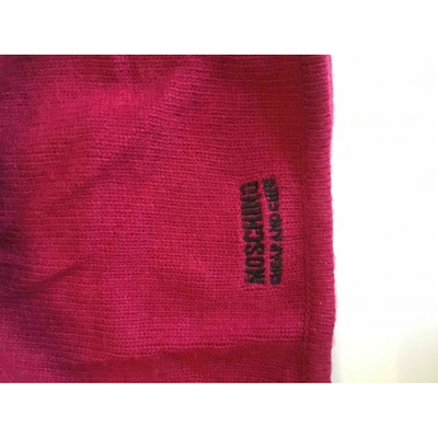 Pre-owned Moschino Cheap And Chic Wool Beanie In Red