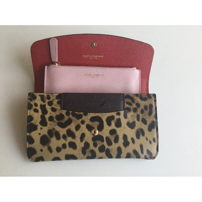 Pre-owned Dolce & Gabbana Leather Purse In Multicolour