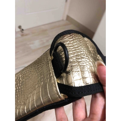 Pre-owned Head Porter Plus Purse In Gold