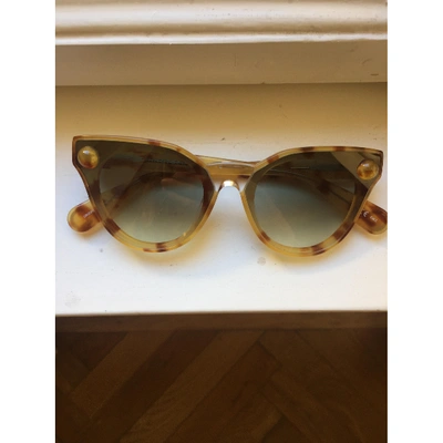 Pre-owned Christopher Kane Beige Sunglasses