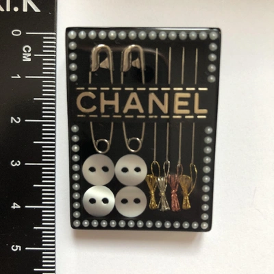 Pre-owned Chanel Plastic Pins & Brooches In Other