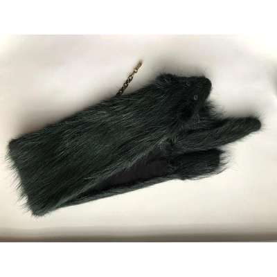 Pre-owned Marc Jacobs Green Beaver Scarf