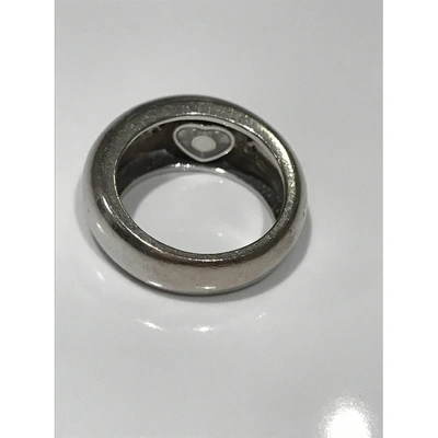 Pre-owned Chopard Love White Gold Ring In Silver