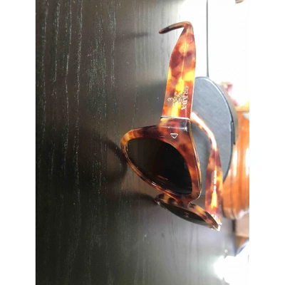 Pre-owned Prada Brown Sunglasses