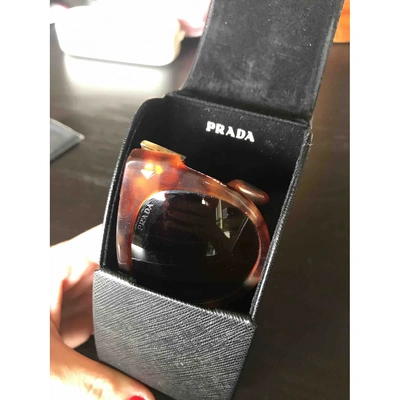 Pre-owned Prada Brown Sunglasses