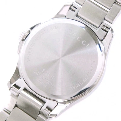 Pre-owned Gucci G-timeless Silver Steel Watch