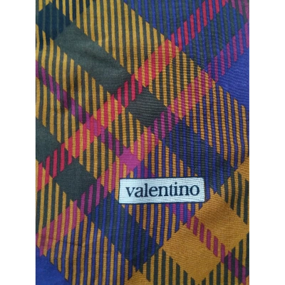 Pre-owned Valentino Wool Neckerchief In Other