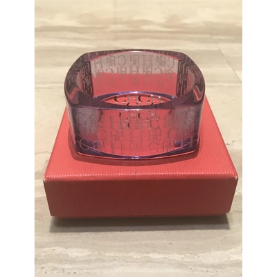 Pre-owned Carolina Herrera Purple Plastic Bracelet