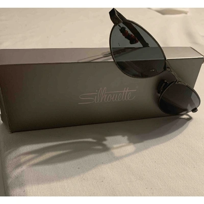 Pre-owned Silhouette Metallic Metal Sunglasses