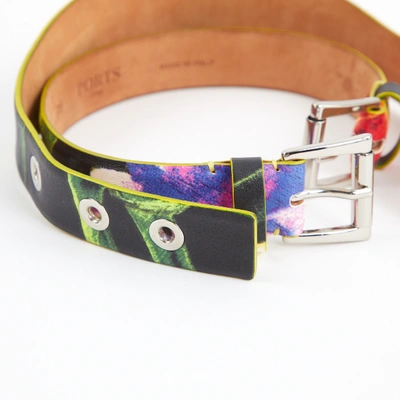 Pre-owned Ports 1961 Leather Belt In Multicolour