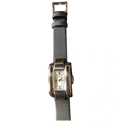 Pre-owned Chopard La Strada Anthracite Steel Watch