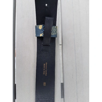 Pre-owned Dries Van Noten Leather Belt In Multicolour