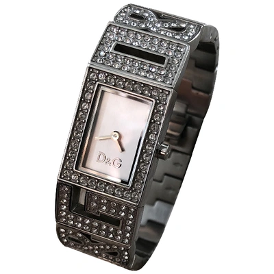 Pre-owned Dolce & Gabbana Watch In Silver