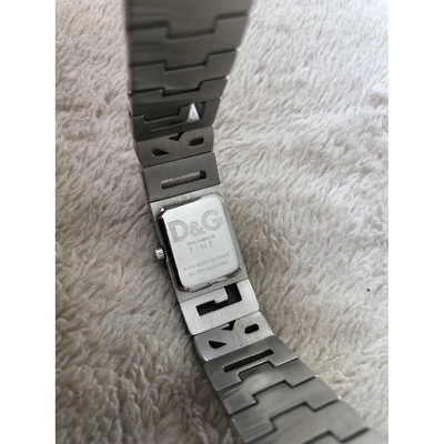 Pre-owned Dolce & Gabbana Watch In Silver