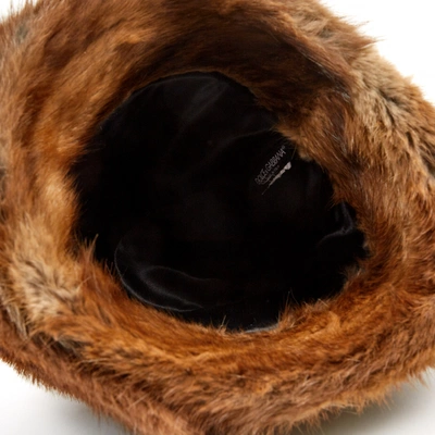 Pre-owned Dolce & Gabbana Brown Fur Hat