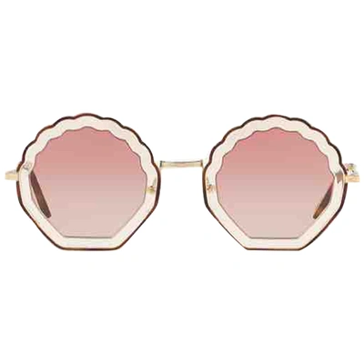 Pre-owned Chloé Pink Metal Sunglasses