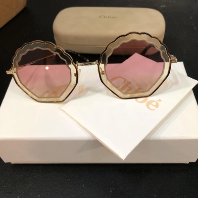 Pre-owned Chloé Pink Metal Sunglasses
