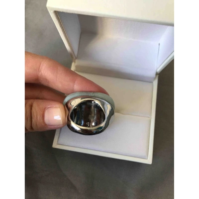 Pre-owned Dior Blue Metal Ring