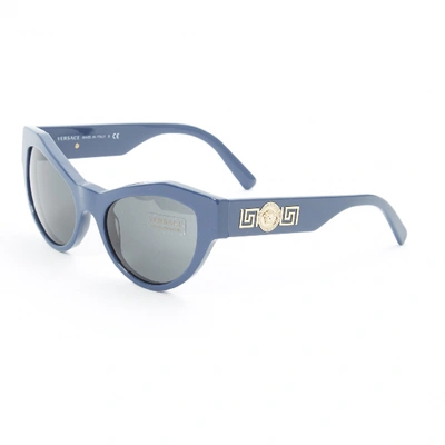 Pre-owned Versace Blue Sunglasses